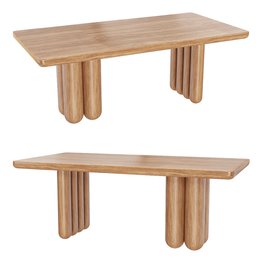 Konos Studio - Dining table VRN 01 3D Model