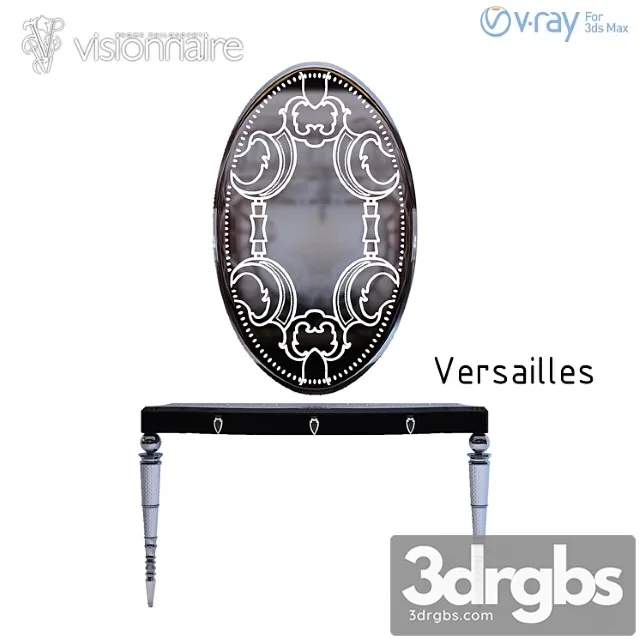 Konsol Versailles ipe cavalli (visionnaire) 2 3D Model Free
