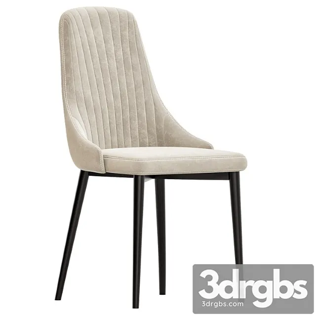 Kora Beige Chair 3D Model Free
