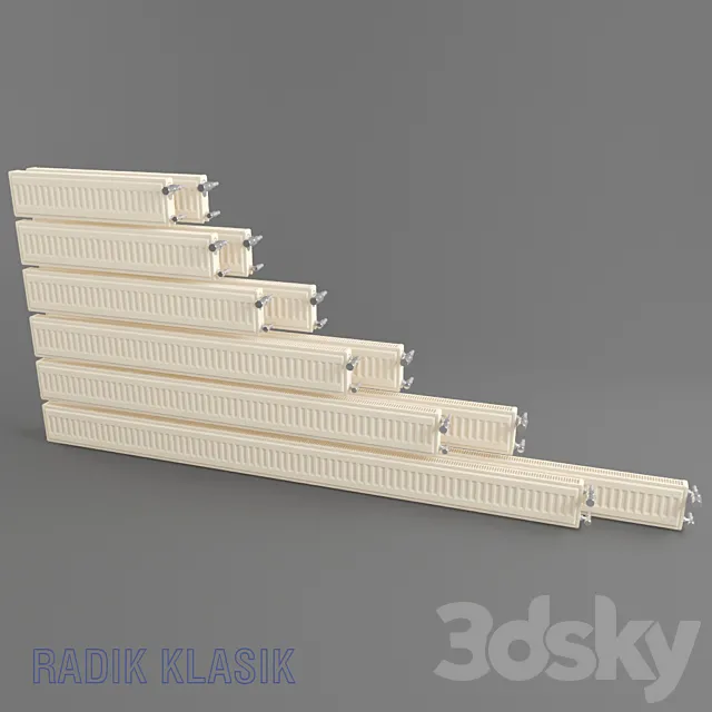 KORADO RADIK KLASIK type 20 height 200mm 3D Model