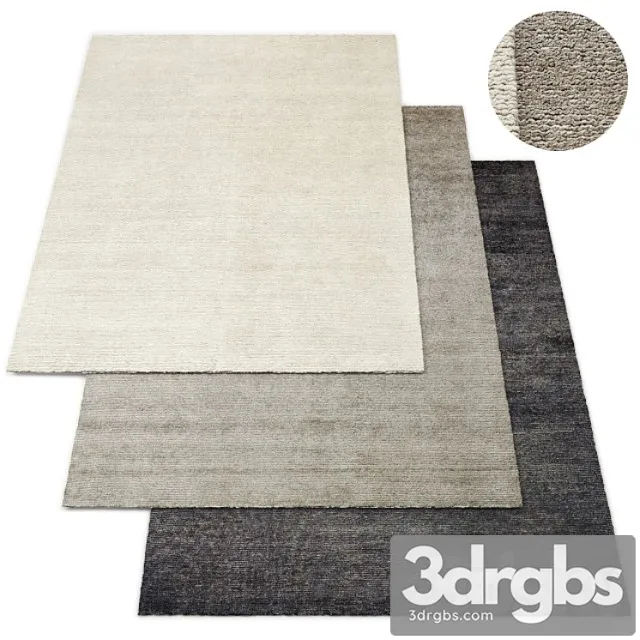 Korda hand-knotted rug rh collection 3D Model Free