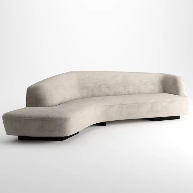 Korduda Sofa by Vladimir Kagan 3D Model