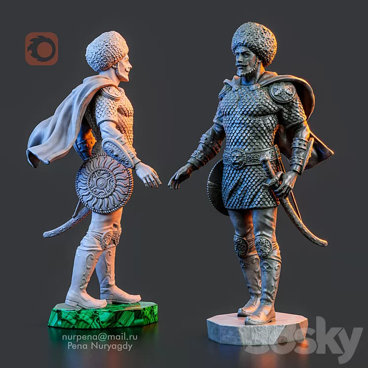 Korogly (Gorogly) 3D Model