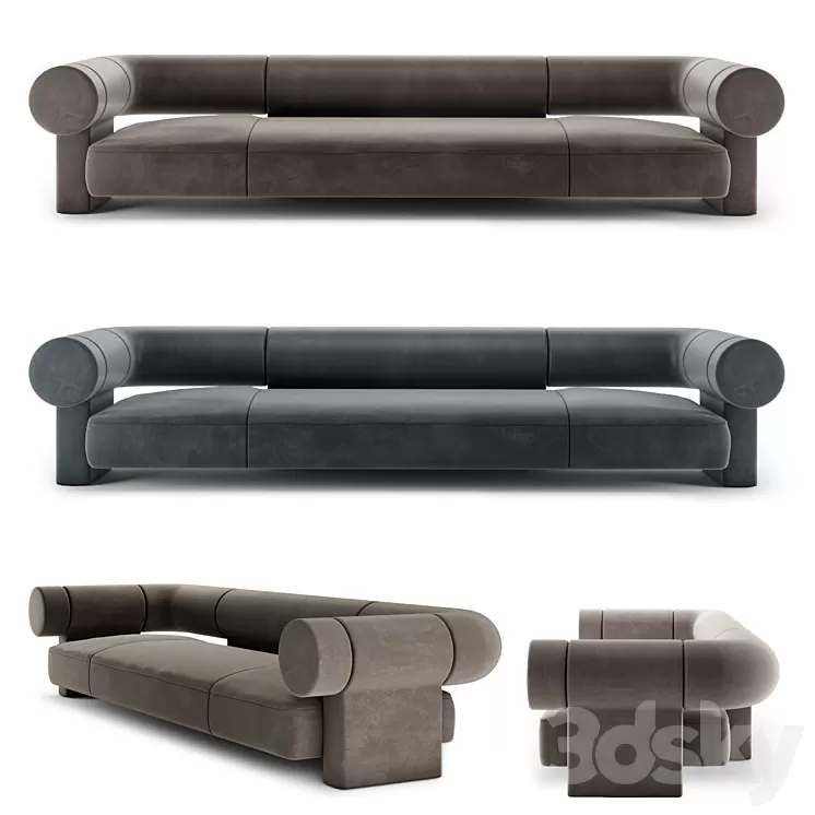 Kosa Sofa Ian Felton 3D Model Free