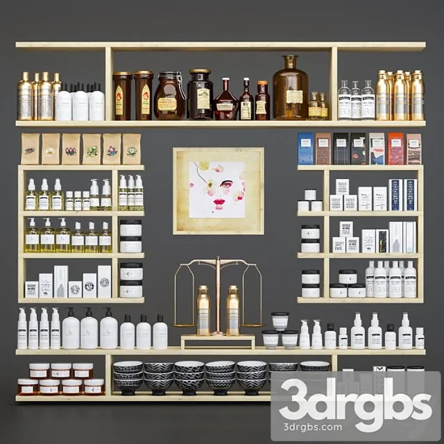 Kosmetickset-80 3D Model Free