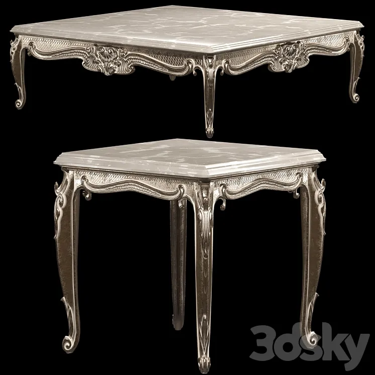 kosovart rococo coffee tables 3D Model Free