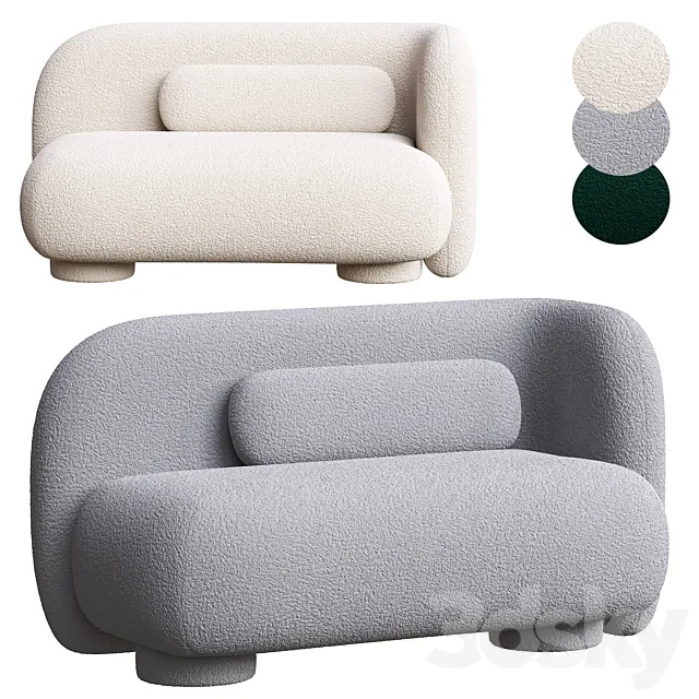 Koto couch Cozy Emerald by divan.ru 3D Model