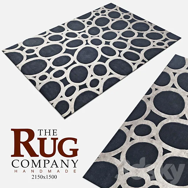 Kover_david-rockwell-silverrings-rug_55 3D Model