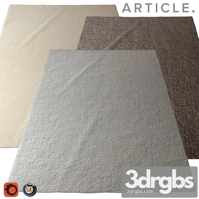 Kovior Article Texa 2400kh3000 3 Tsveta 1 3D Model Free