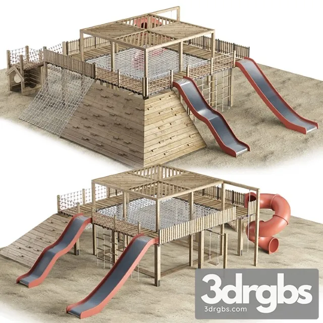 KPG Childrens Playground 1 3D Model Download