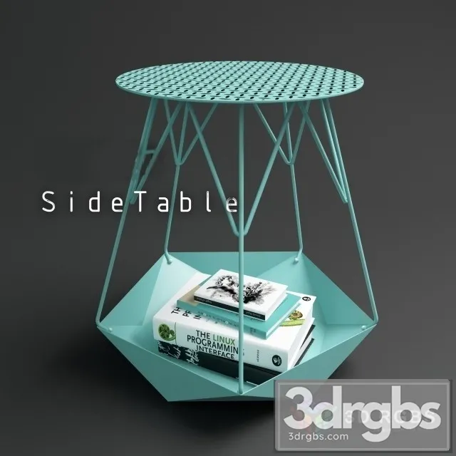 Krater Side Table 3D Model Free