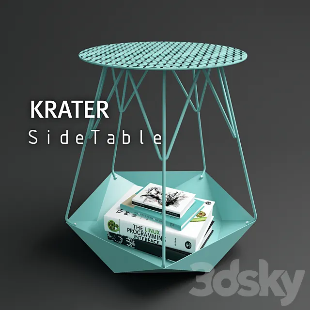KRATER Side Table by Levantin Design 3DModel