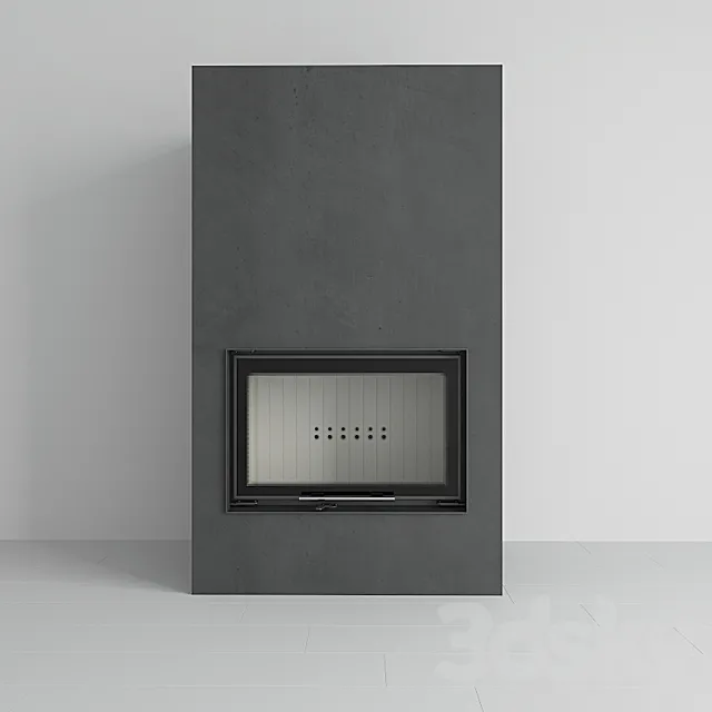 Kratki - Water fireplace MBO PW 15 guillotine 3DModel