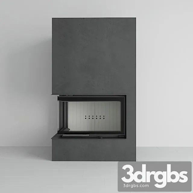 Kratki - water fireplace mbo pw 15 left bs 3D Model Free