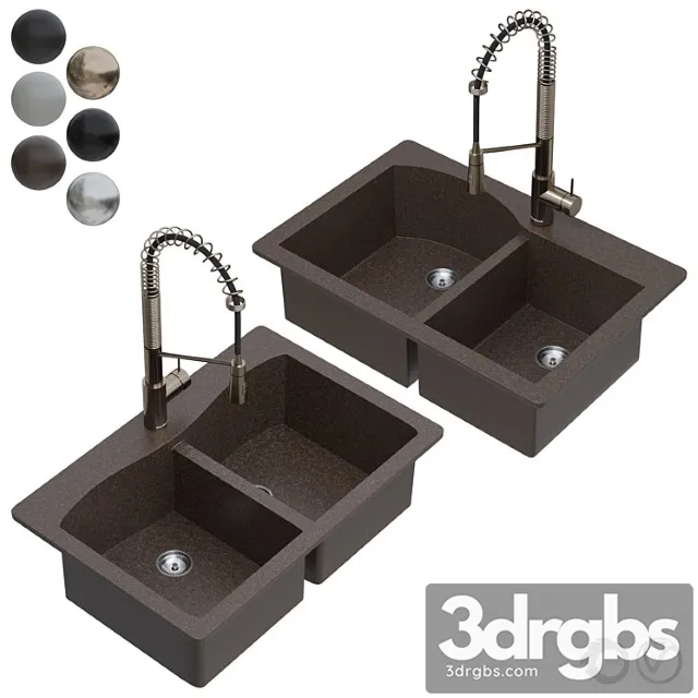 Kraus Sink Collection 01 3D Model Free