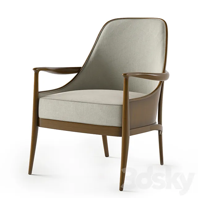 Kravet Copenhagen Lounge Chair 3D Model