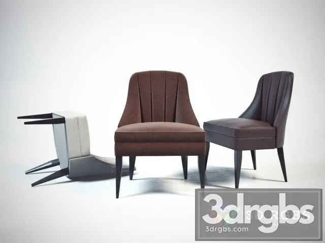 Kreslo Chair Set 3D Model Free