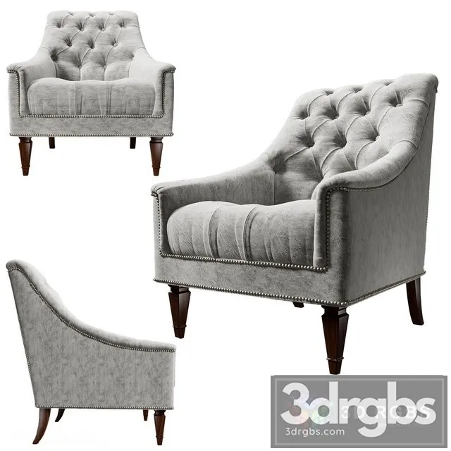 Kreslo HoReCa53 Elegans 3D Model Free