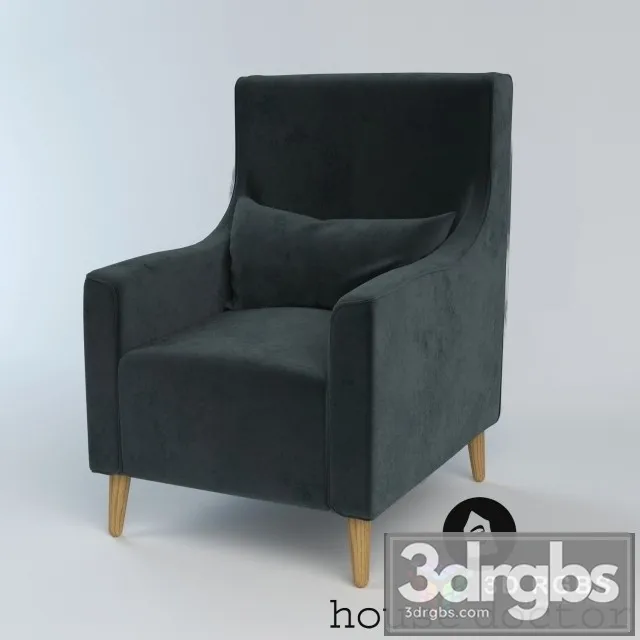 Kreslo House Doctor Armchair 3D Model Free