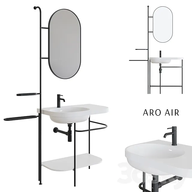 Krion_Set_Aro_Air 3DModel