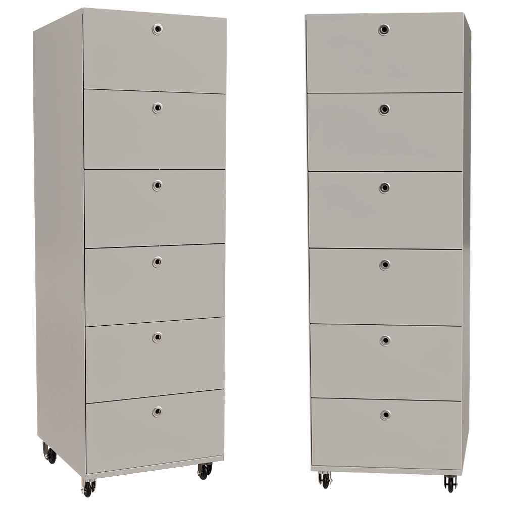 Kriptonite - Drawer unit on wheels 3D Model