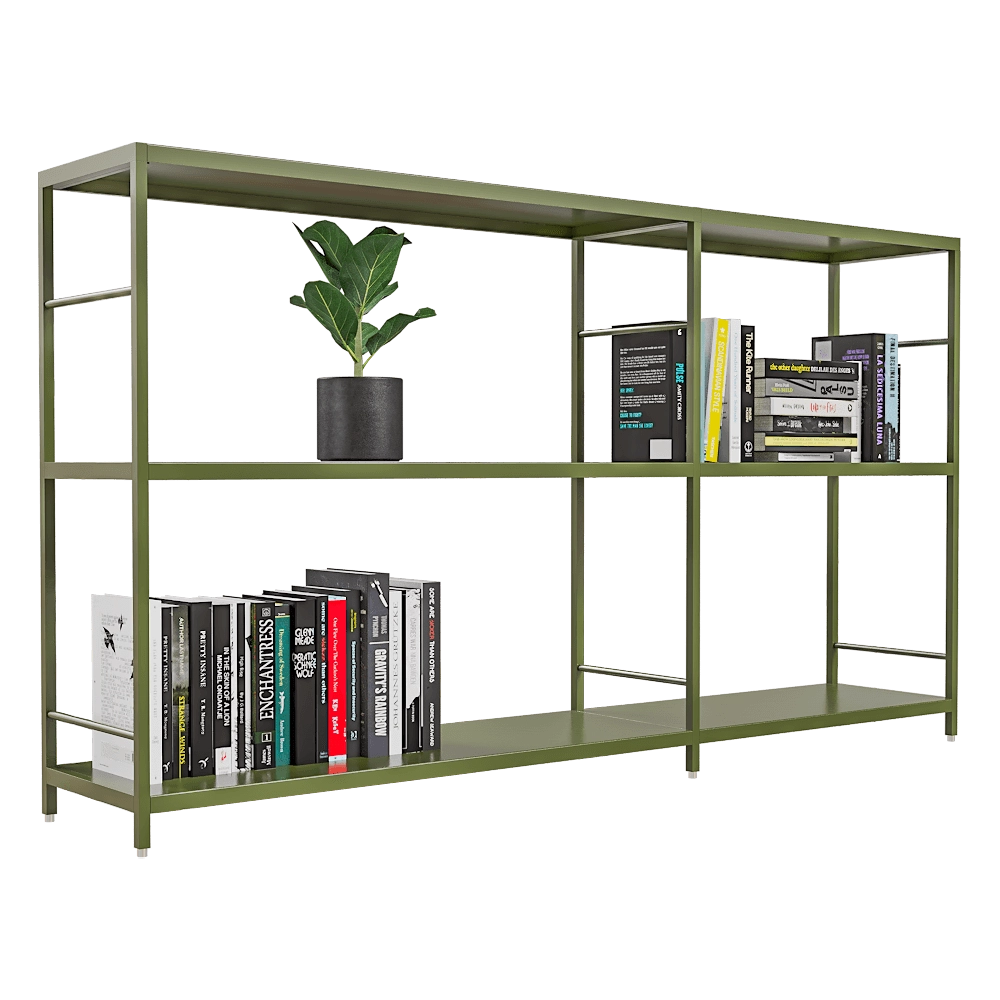 Kriptonite - Freestanding system of shelves and containers K3+ 3D Model