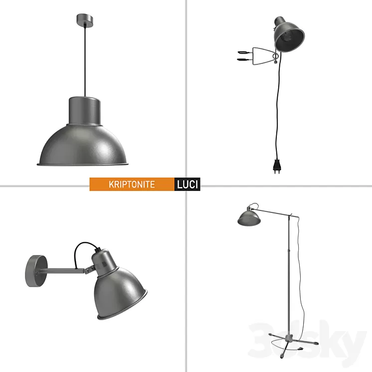Kriptonite Luci Light Collection 3D Model