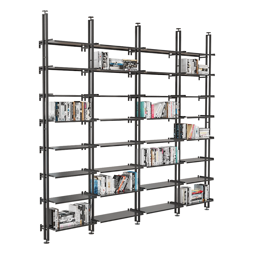 Kriptonite - Wall system of shelves and containers K2 3D Model