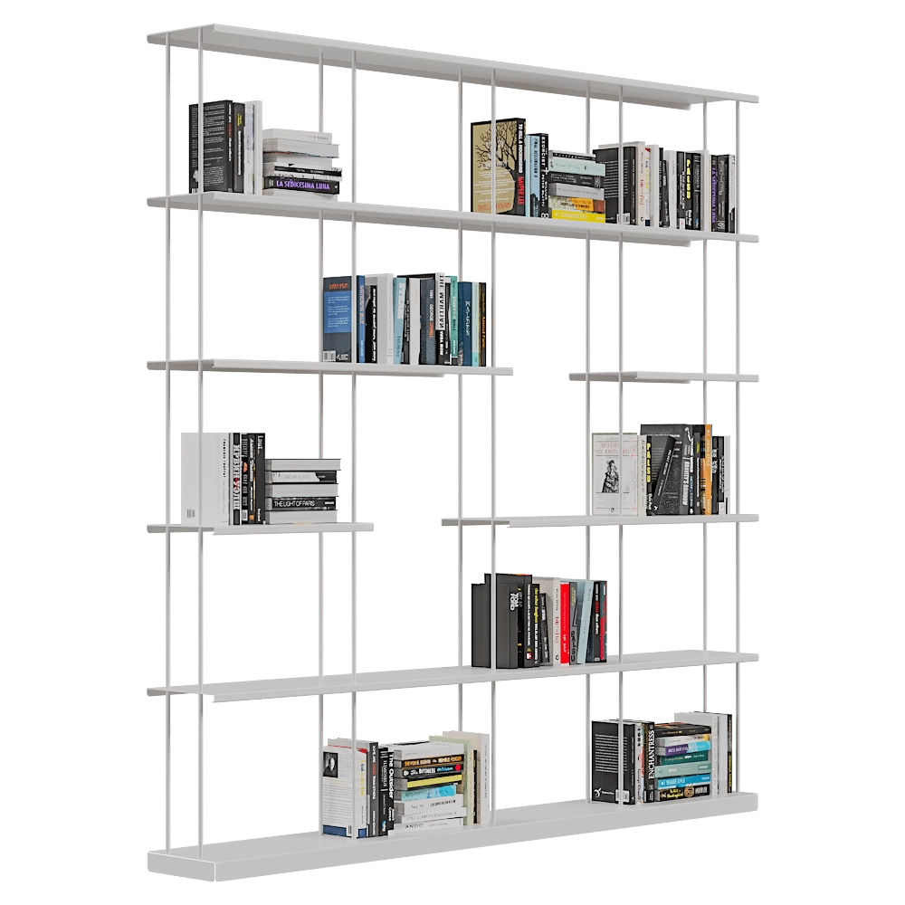 Kriptonite - Wall system of shelves Krossing Maxi 3D Model