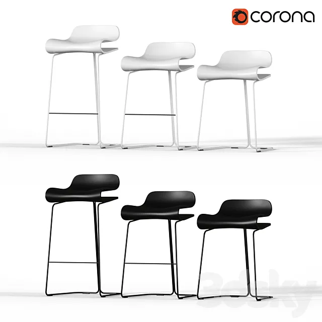kristalia BCN | Stool 3DModel