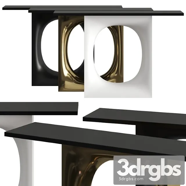 Kristalia Holo Console Tables 3D Model Free