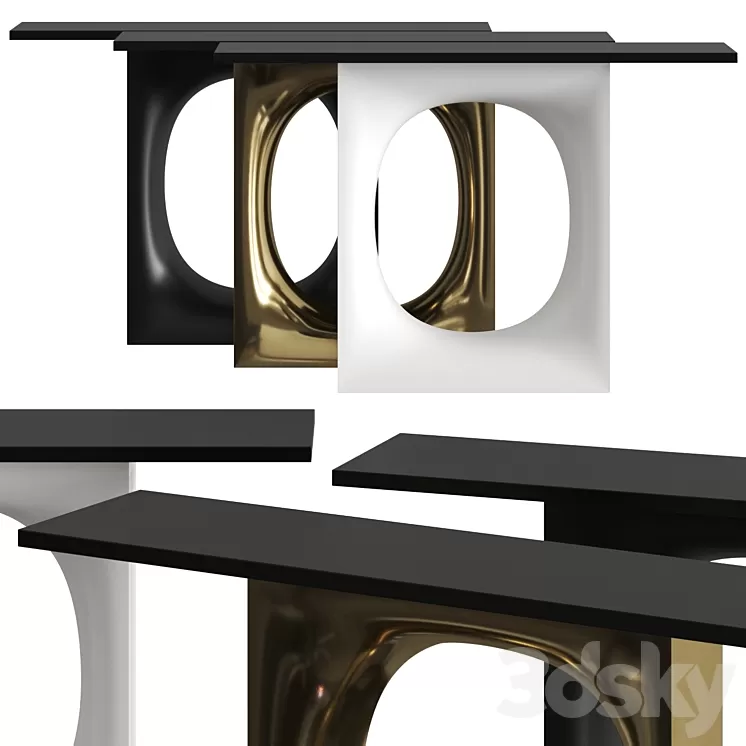 Kristalia Holo Console Tables 3D Model