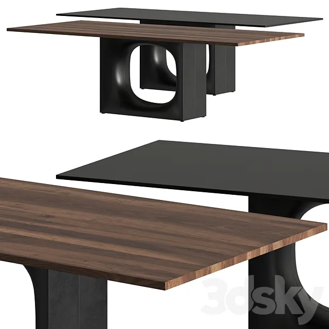 Kristalia Holo Dining Table 3DModel