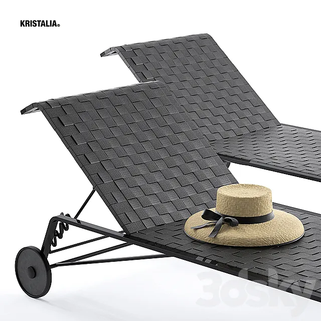Kristalia Rest lounger 3D Model