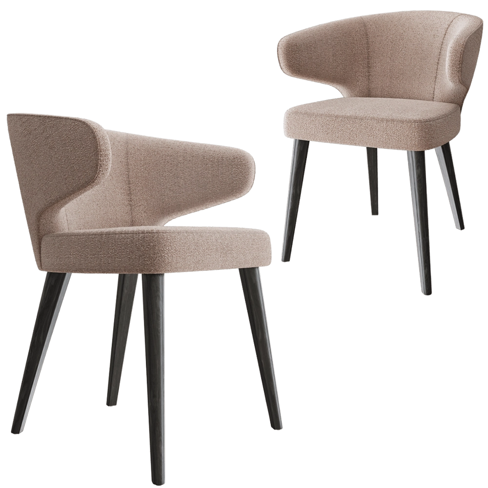 KRISTIE - Armchair Hudson 12 3D Model