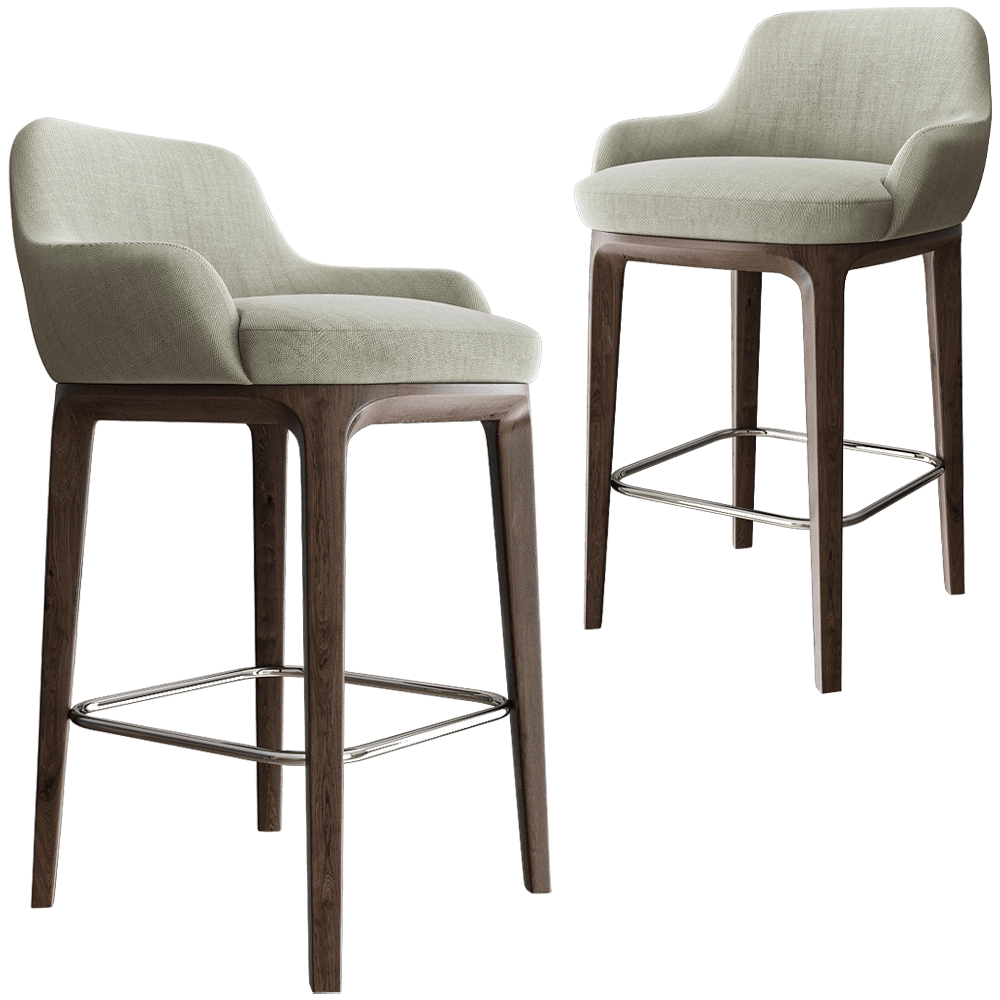 KRISTIE - Bar stool Tailor 3D Model