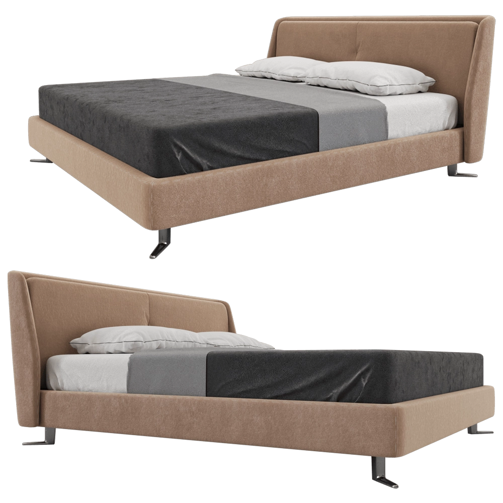 KRISTIE - Bed Monaco 3D Model