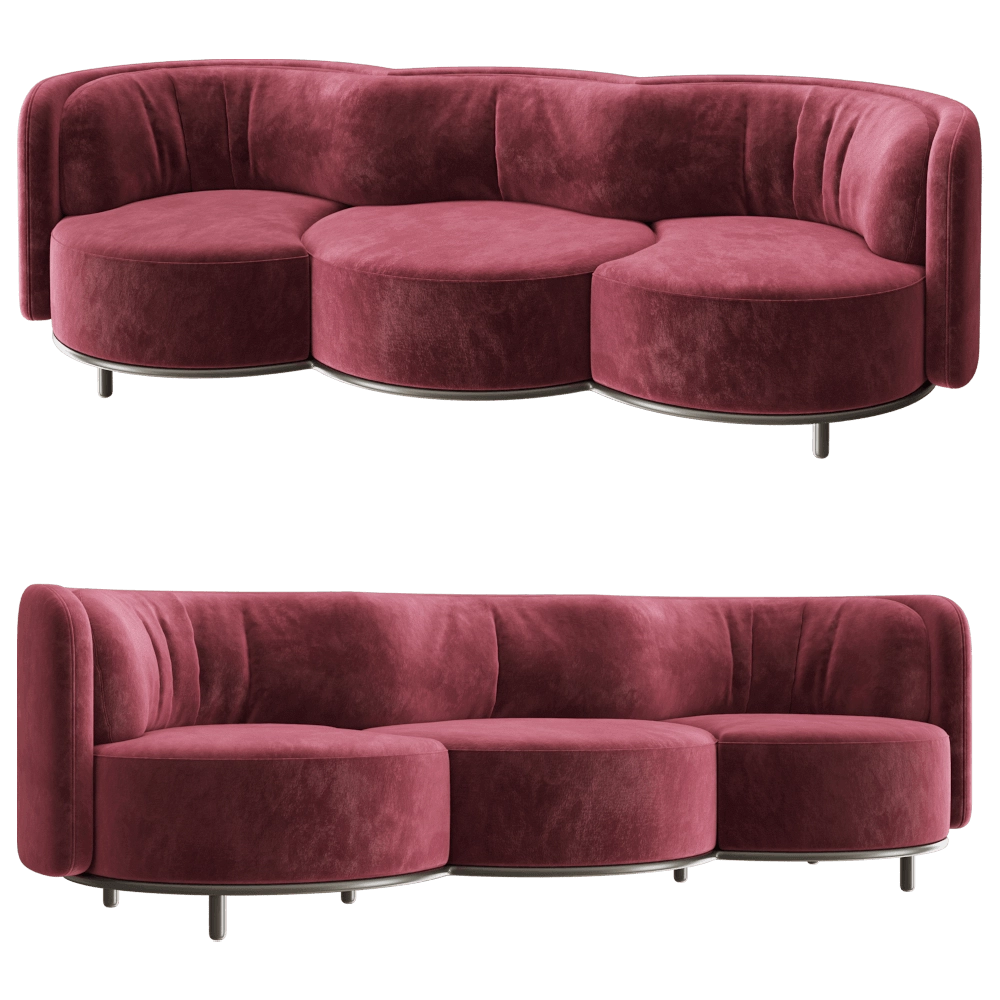 KRISTIE - Sofa Saint Tropez 3D Model
