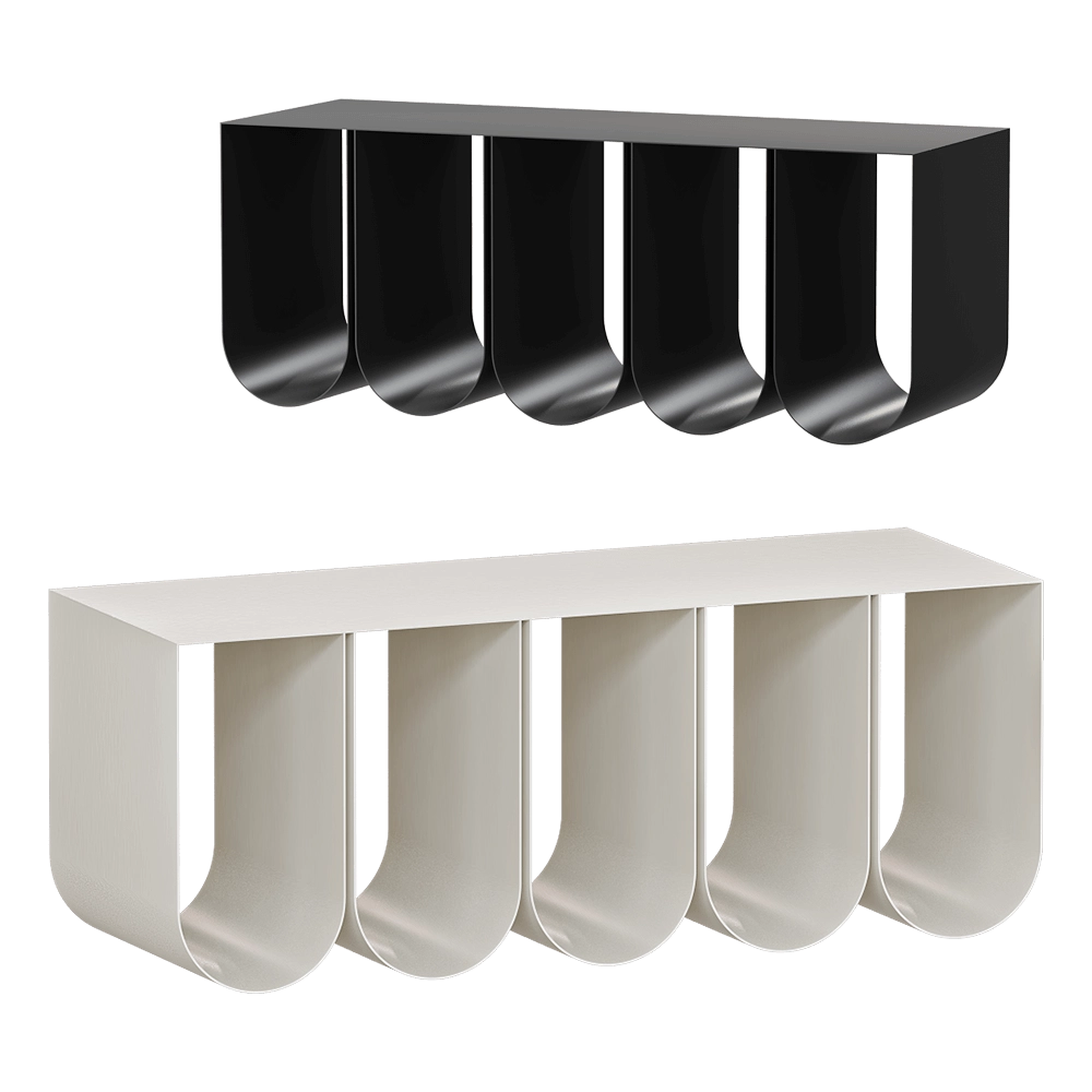 Kristina Dam Studio  - Bench Curved 3D Model