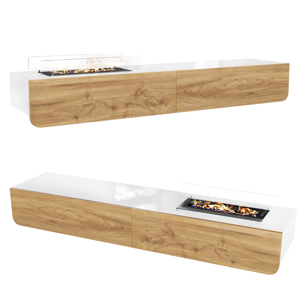 Kronco - Console-biofireplace Latelli 3D Model
