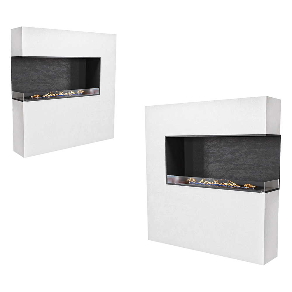 Kronco - Corner biofireplace Classic Corner 3D Model