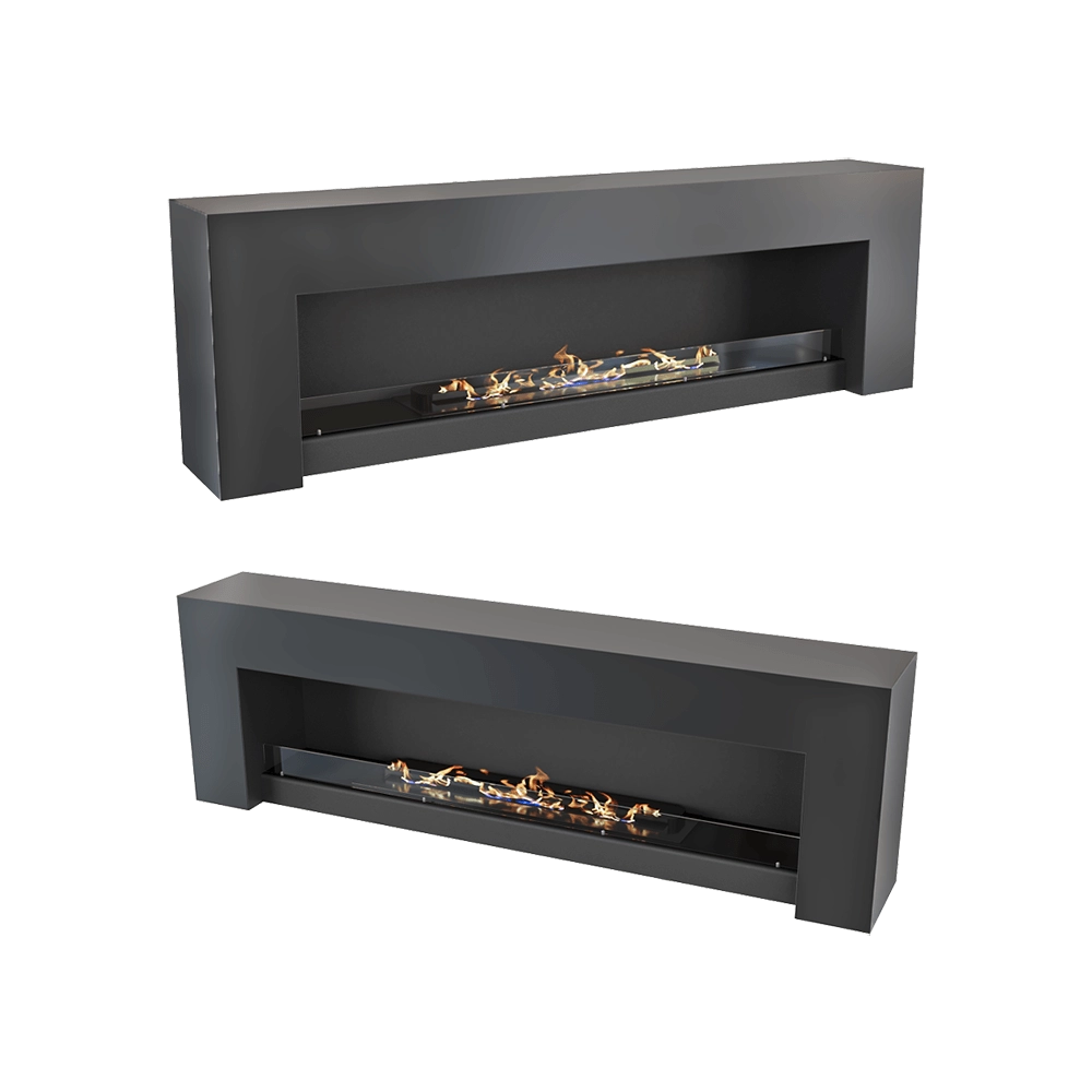 Kronco - Floor biofireplace Line 3D Model
