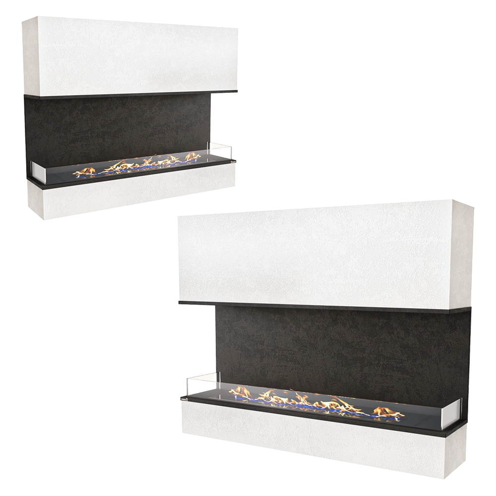 Kronco - Front biofireplace Classic Front 3D Model