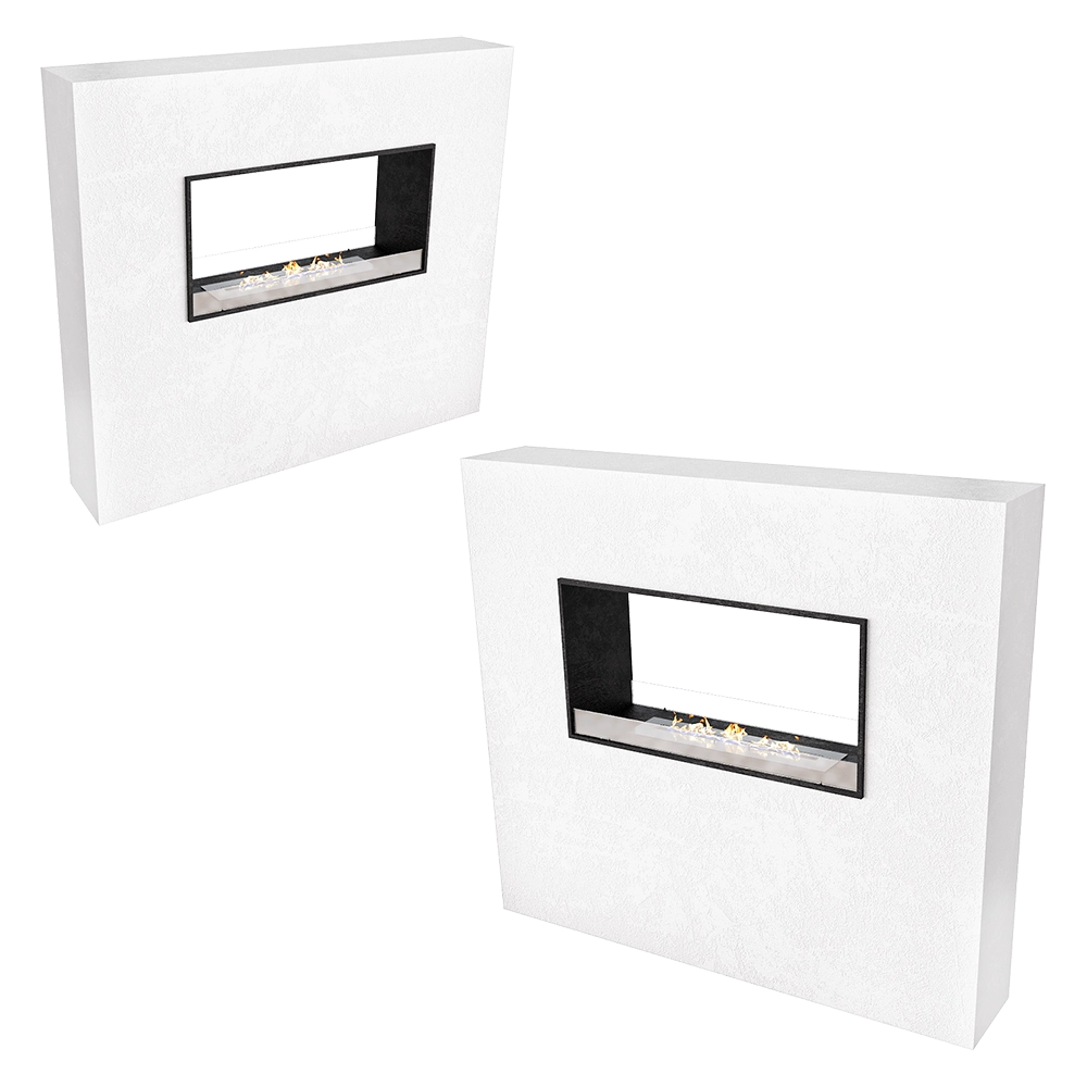 Kronco - Through biofireplace Classic Through 3D Model