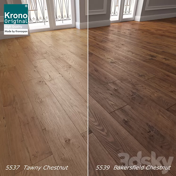 Krono original - chestnut / chestnut (No Plugins) 3D Model