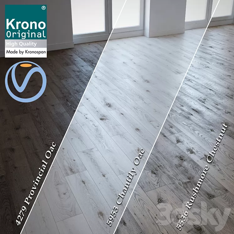 Krono original laminat (No Plugins) 3D Model