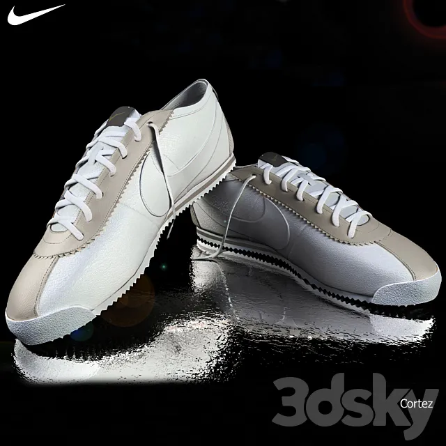 Kroscovki Nike Cortez 3D Model