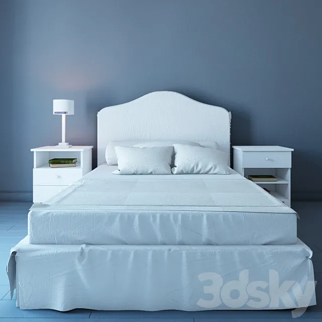 Krovat Anna Baby Room Caramello - 199 734-.94152 3DModel