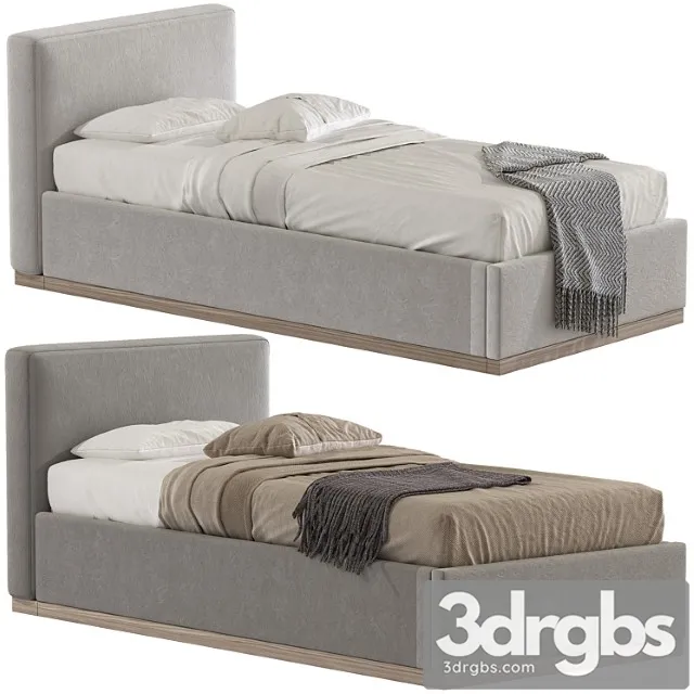 Krovat Dawn Kids Bed Indigo Linen 391 3D Model Free