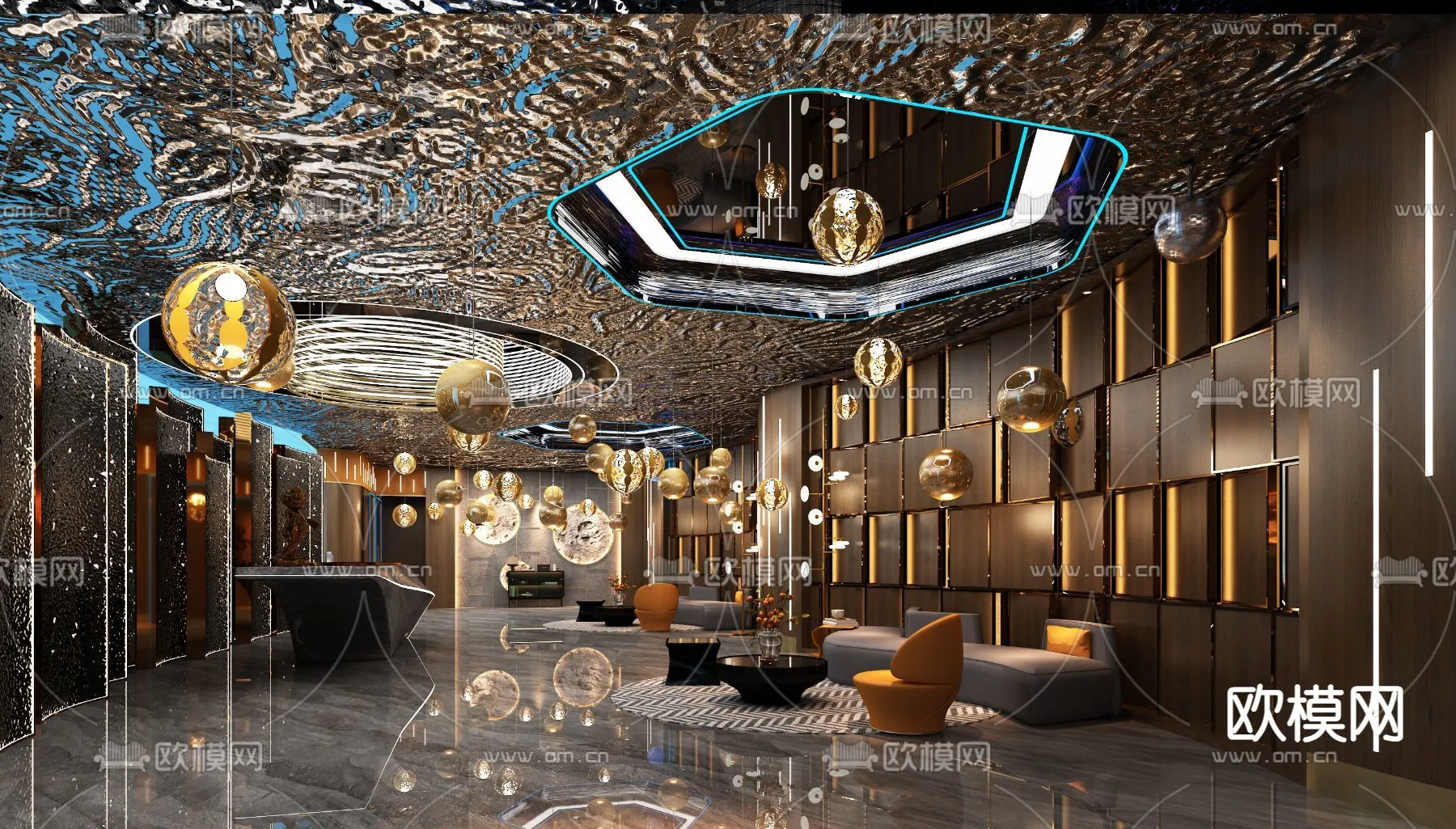 KTV Interior 3D Models - Karaoke - 017 - VRAY Render